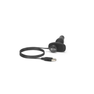 Анальна пробка з вібрацією та пультом B-Vibe Novice Plug, чорна - Зображення 5