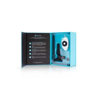 Анальна пробка з вібрацією та пультом B-Vibe Novice Plug, чорна - Зображення 10