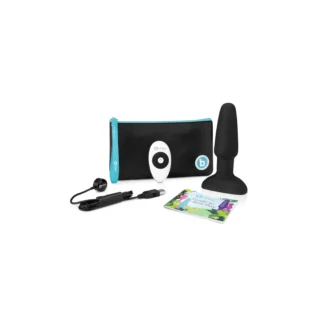 Alternative view of Анальна пробка з вібрацією та пультом керування B-VIBE RIMMING PLUG 2, чорна