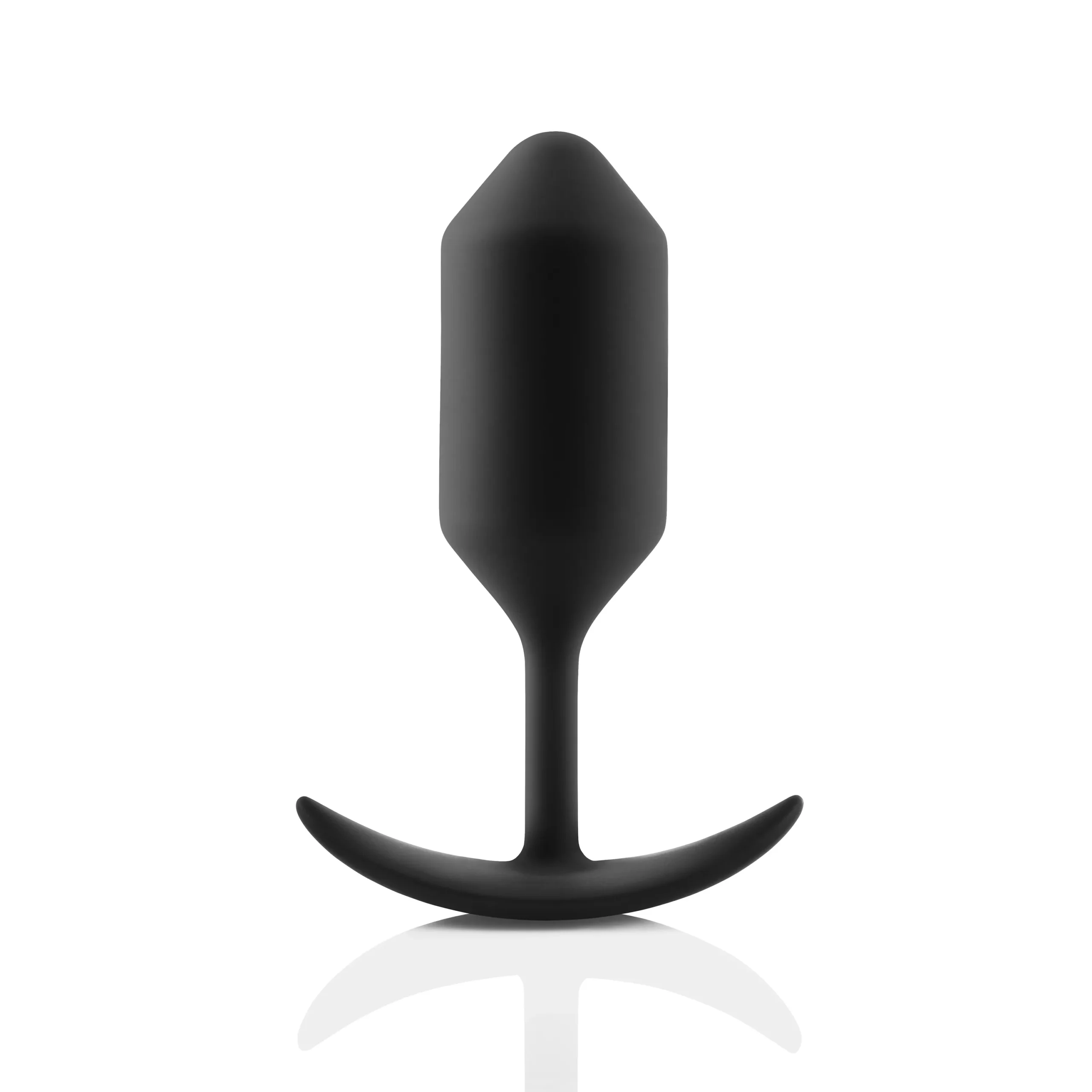 Анальна пробка із зміщеним центром ваги Snug Plug 3 B-Vibe, силіконова, чорна 3 Анальна пробка із зміщеним центром ваги Snug Plug 3 B-Vibe, силіконова, чорна