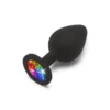 Анальна пробка середня Rainbow Booty Jewel M Toy Joy