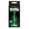 Анальна пробка скляна NS Novelties, що світиться FIREFLY GLASS TAPERED PLUG SMALL CLEAR