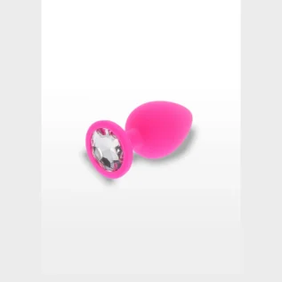 Анальна пробка Toy Joy Diamond Booty Jewel з каменем, рожевий, Medium - Зображення 2