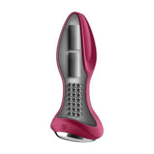 Анальна смарт-пробка із ротацією Satisfyer Rotator Plug 2+, бордовий - Зображення 4