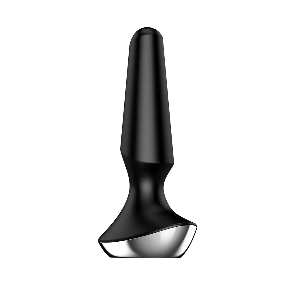 Анальна пробка з функцією керування зі смартфона Satisfyer Plug-Ilicious, чорний 4 Анальна пробка з функцією керування зі смартфона Satisfyer Plug-Ilicious, чорний - Зображення 2