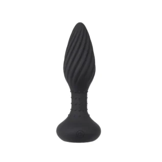 Анальна пробка з кульками на пульті Chisa Frisky Beaded Plug, чорний - Зображення 3