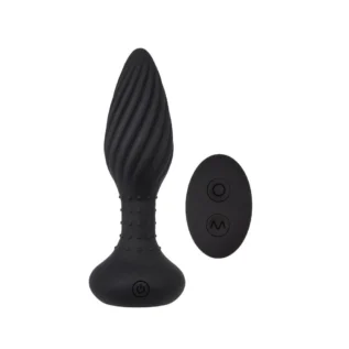 Alternative view of Анальна пробка з кульками на пульті Chisa Frisky Beaded Plug, чорний