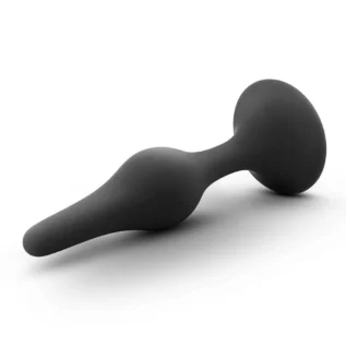 Alternative view of Анальний плаг Anal Adventures Platinum Silicone чорний, 10.8 х 2.5 см