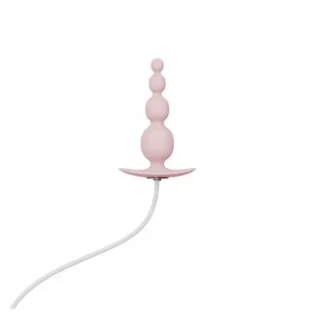Анальний плаг із вібрацією Qingnan No.8 Mini Vibrating Anal Beads PINK - Зображення 2
