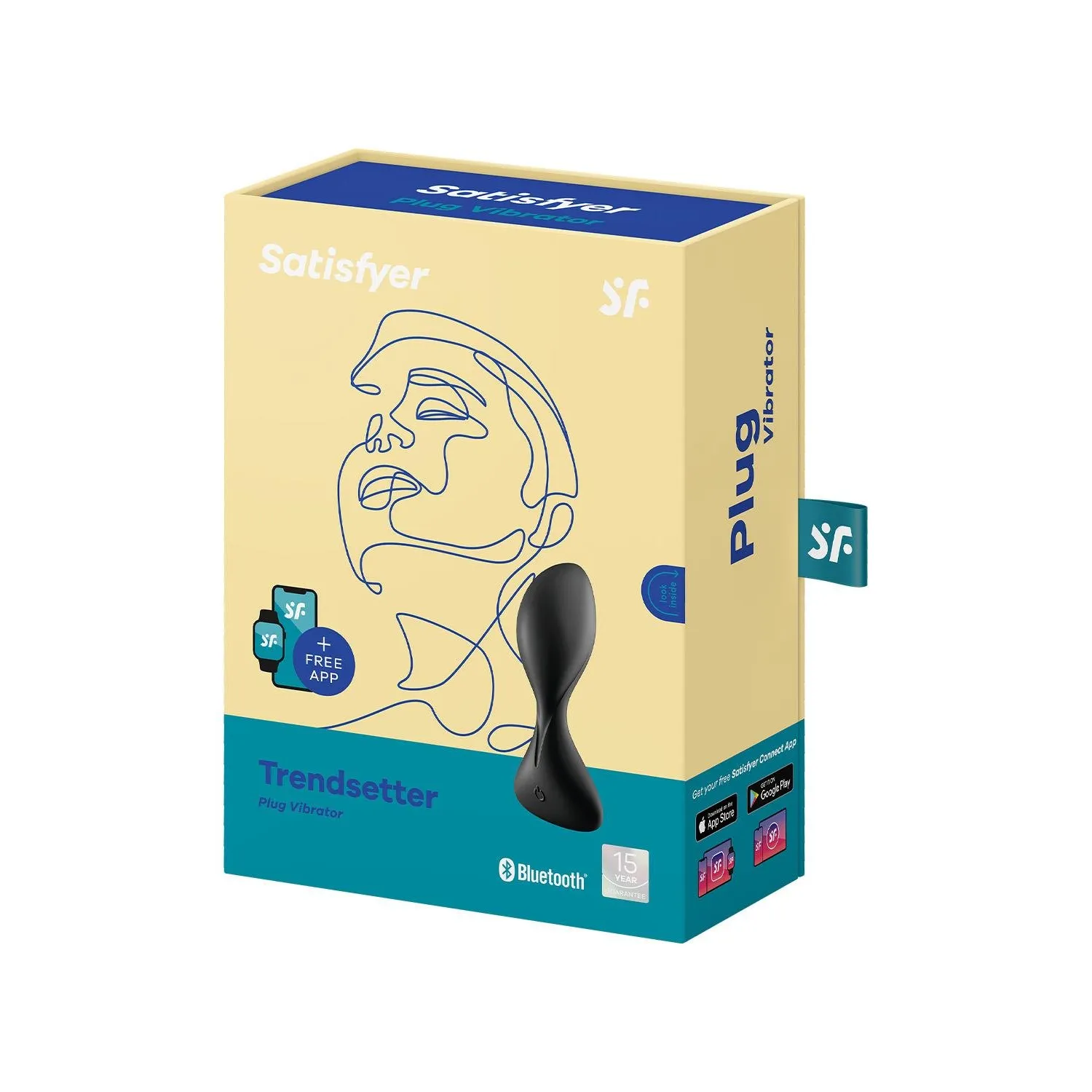Анальний смарт-вібратор Satisfyer Trendsetter Plug Vibrating чорний 9 Анальний смарт-вібратор Satisfyer Trendsetter Plug Vibrating чорний - Зображення 7