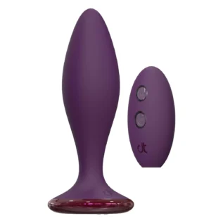 Alternative view of Анальний вібратор Dreamtoys Glam з пультом, фіолетовий, 12.8 см