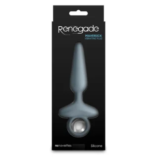 Анальний вібратор NS Novelties Renegade блакитний, 15 см - Зображення 4