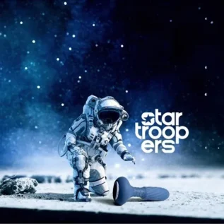 Анальний вібратор з пультом Dream Toys Startroopers Titan з обертовими кульками, синій - Зображення 6
