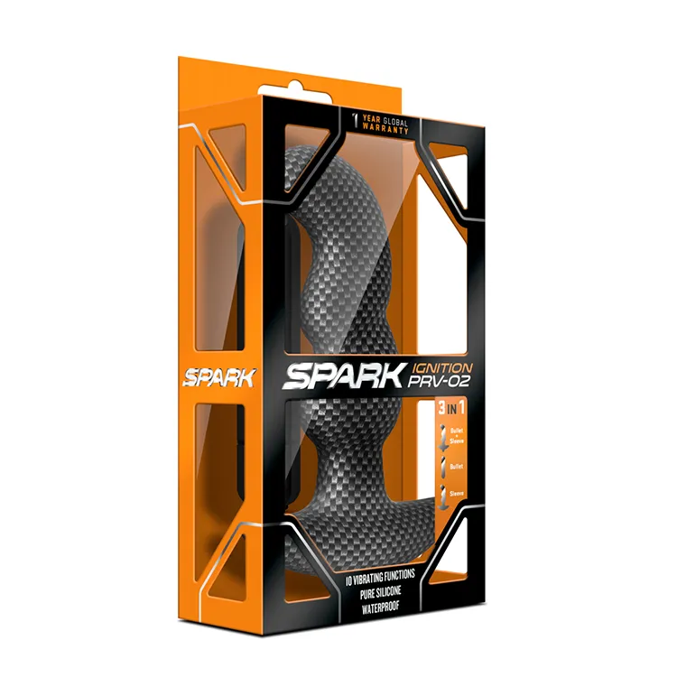 Анальна пробка з вібрацією 3-в-1 Blush Spark Ignition PRV-02 у кольорі ,,карбон,, 7 Анальна пробка з вібрацією 3-в-1 Blush Spark Ignition PRV-02 у кольорі ,,карбон,, - Зображення 5