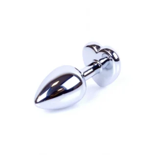 Анльна пробка Plug-Jewellery Silver Heart PLUG- Clear 8 Анльна пробка Plug-Jewellery Silver Heart PLUG- Clear - Зображення 3
