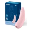 Безконтактний смарт стимулятор клітора SATISFYER CURVY2+ рожевий
