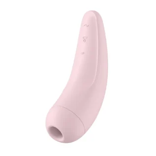 Безконтактний смарт стимулятор клітора SATISFYER CURVY2+ рожевий - Зображення 3