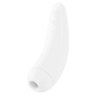 Alternative view of Безконтактний вакуумний смарт-стимулятор клітора Satisfyer Curvy 2+ білий
