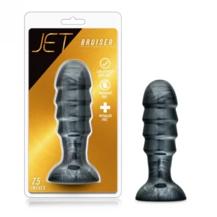 Великий анальний затор JET BRUISER CARBON METALLIC BLACK