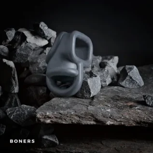Ерекційне кільце Boners з поділом яєчок, сіре - Зображення 5