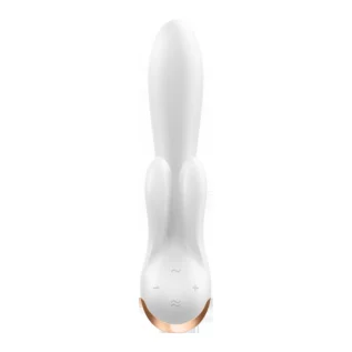 Подвійний смарт-вібратор SATISFYER DOUBLE FLEX білий - Зображення 5
