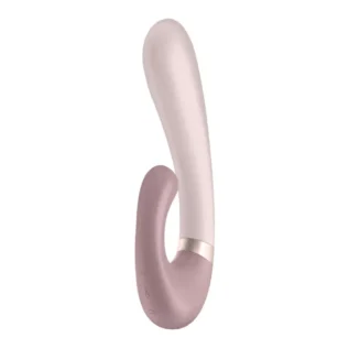 Alternative view of Подвійний смарт вібратор з функцією нагріву Satisfyer Heat Wave Connect App Mauve ніжно-рожевий