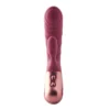 Подвійний вібратор рельєфний Dream Toys Dinky Duo Vibrator Jimmy K, бордовий