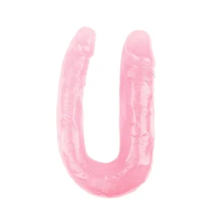 Alternative view of Фалоімітатор подвійний Chisa Hi-Rubber 13 Inch Dildo, рожевий