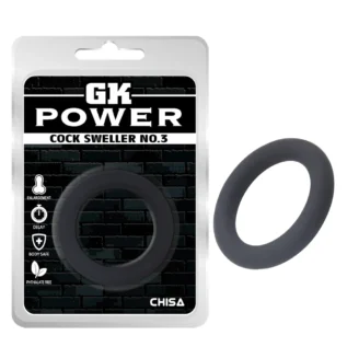 Ерекційне кільце Chisa GK Power N0.3, чорне