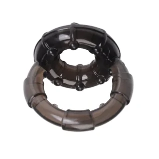 Alternative view of Ерекційне кільце Chisa GK Power Dual Enhancement Ring з рельєфною поверхнею, чорне
