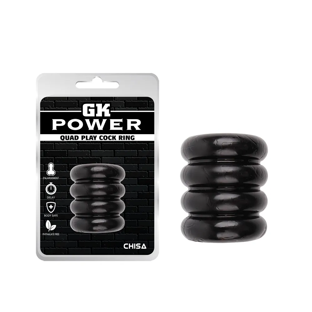 Ерекційне кільце обмежувач Chisa GK Power Quad play Cock Ring 3 Ерекційне кільце обмежувач Chisa GK Power Quad play Cock Ring