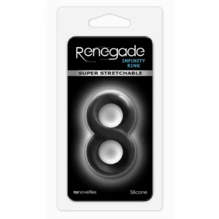 Alternative view of Ерекційне кільце подвійне NS Novelties Renegade Infinity Ring чорне