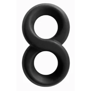Ерекційне кільце подвійне NS Novelties Renegade Infinity Ring чорне