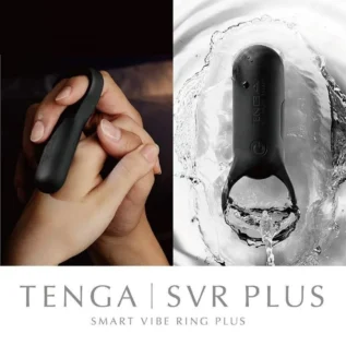 Кільце ерекційне з вібрацією SVR Plus Tenga, силіконове, чорне, 9.7 х 3.8 см 14 Кільце ерекційне з вібрацією SVR Plus Tenga, силіконове, чорне, 9.7 х 3.8 см - Зображення 5