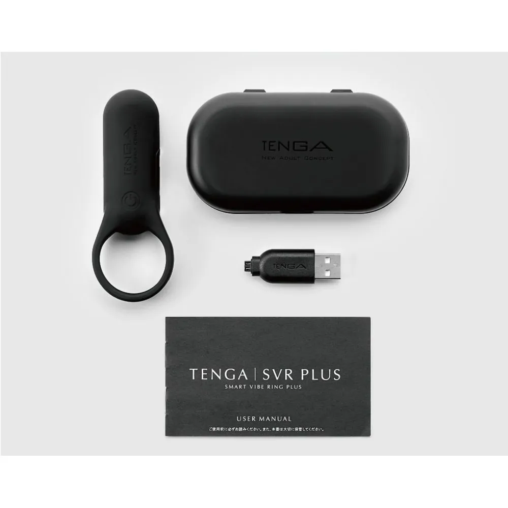 Кільце ерекційне з вібрацією SVR Plus Tenga, силіконове, чорне, 9.7 х 3.8 см 9 Кільце ерекційне з вібрацією SVR Plus Tenga, силіконове, чорне, 9.7 х 3.8 см - Зображення 7