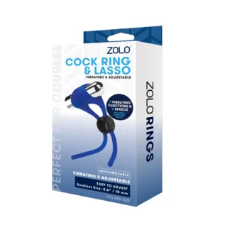 Alternative view of Ерекційне кільце з віброкулею ZOLO RECHARGEABLE ADJUSTABLE C-RING