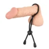 Ерекційне ласо Bad Kitty cock & ball loop, чорне 1 Зображення Ерекційне ласо Bad Kitty cock & ball loop, чорне