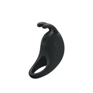 Alternative view of Ерекційне віброкільце Pretty Love Rabbit Vibrator з кліторальною стимуляцією, чорне