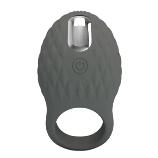 Alternative view of Ерекційне віброкільце PRETTY LOVE Master Ring Helious сіре, 8.6 х 4.6 см
