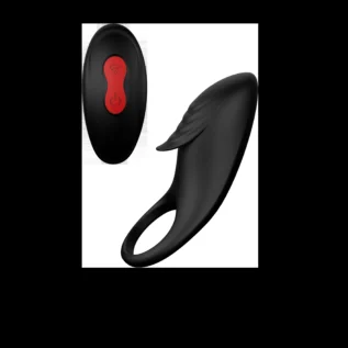 Ерекційне віброкільце з пультом управління RINGS OF LOVE REMOTE COCKRING BLACK