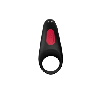 Ерекційне віброкільце з пультом управління RINGS OF LOVE REMOTE COCKRING BLACK - Зображення 4