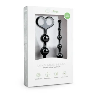 Анальні намисто Long Anal Beads чорні, 33.5 см x 2.5 см - Зображення 5