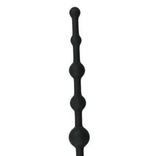 Alternative view of Анальні намисто Long Anal Beads чорні, 33.5 см x 2.5 см