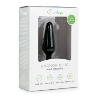 Анальна пробка Buttplug чорна, S 11 Анальна пробка Buttplug чорна, S - Зображення 5