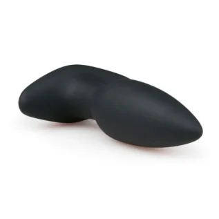 Alternative view of Анальна пробка з вібрацією Easytoys, силіконова, чорна, 14.5 х 3.5 см