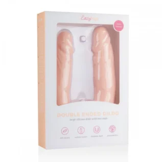 Двосторонній реалістичний фалоімітатор Easytoys, силіконовий, бежевий, 40 х 3.8 см. 7 Двосторонній реалістичний фалоімітатор Easytoys, силіконовий, бежевий, 40 х 3.8 см. - Зображення 3