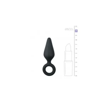 Анальна пробка зі стоппером-кільцем Easytoys, силіконова, чорна, 8.5 х 2.5 см 8 Анальна пробка зі стоппером-кільцем Easytoys, силіконова, чорна, 8.5 х 2.5 см - Зображення 3