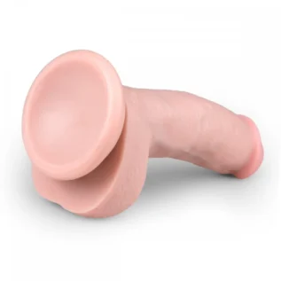 Фалоімітатор EasyToys Realistic Dildo-15 см бежевий - Зображення 3