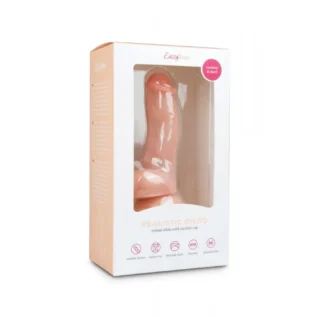 Фалоімітатор EasyToys Realistic Dildo-15 см бежевий - Зображення 4