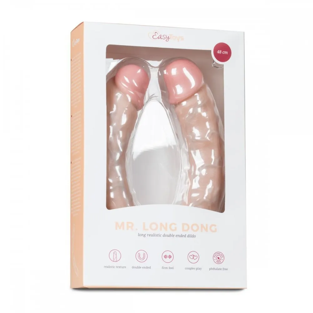 Двосторонній реалістичний фалоімітатор Easy Toys " Mr. Long Dong» 50cm 6 Двосторонній реалістичний фалоімітатор Easy Toys " Mr. Long Dong» 50cm - Зображення 4